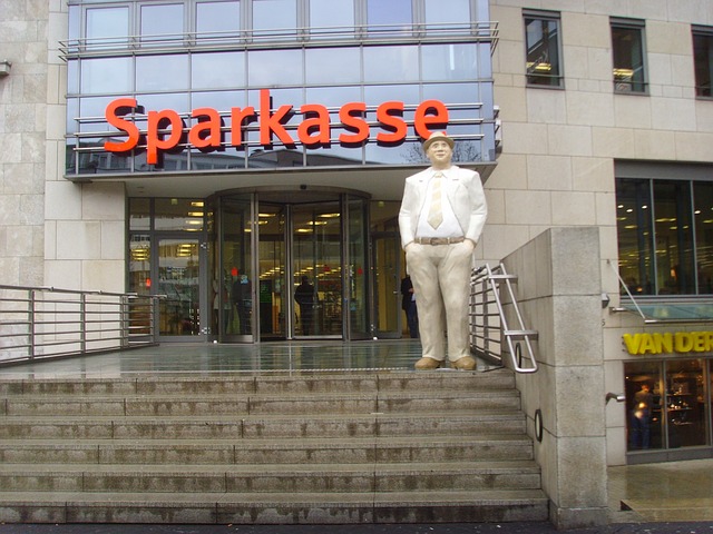 Fahne der Sparkasse